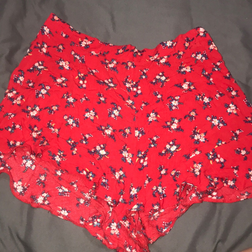 Red shorts